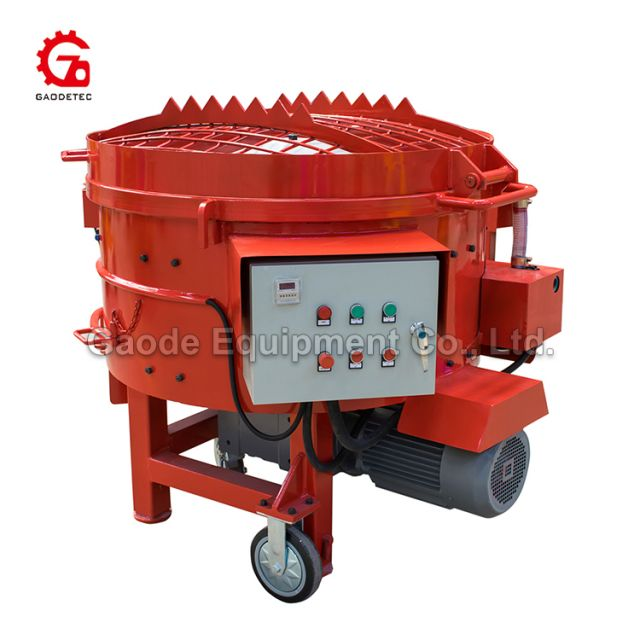 GAODETEC GRM100 Heavy-Duty Refractory Pan Mixer For Industrial Use